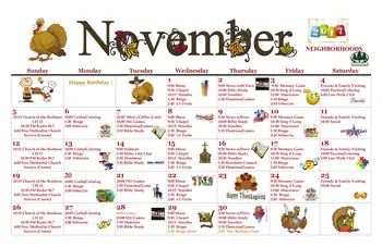 Activity Calendar of The Cedars Kansas, Assisted Living, Nursing Home, Independent Living, CCRC, Mcpherson, KS 14