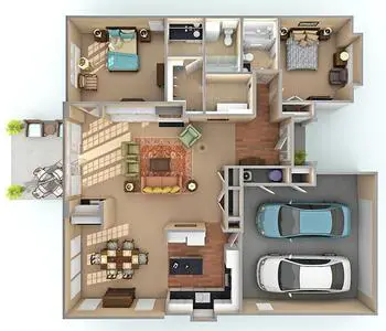 Floorplan of Village Shalom, Assisted Living, Nursing Home, Independent Living, CCRC, Overland Park, KS 4