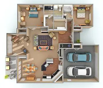 Floorplan of Village Shalom, Assisted Living, Nursing Home, Independent Living, CCRC, Overland Park, KS 7