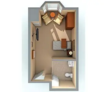 Floorplan of Village Shalom, Assisted Living, Nursing Home, Independent Living, CCRC, Overland Park, KS 17
