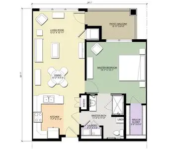 Floorplan of Village Shalom, Assisted Living, Nursing Home, Independent Living, CCRC, Overland Park, KS 19