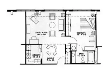 Floorplan of Treyton Oak Towers, Assisted Living, Nursing Home, Independent Living, CCRC, Louisville, KY 4