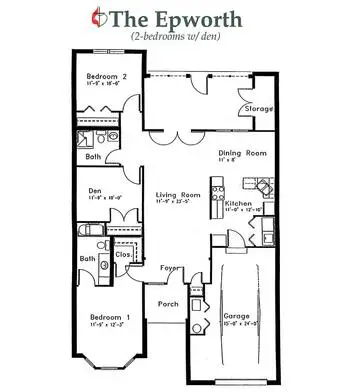 Floorplan of Wesley Manor, Assisted Living, Nursing Home, Independent Living, CCRC, Louisville, KY 3