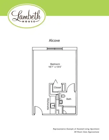 Floorplan of Lambeth House, Assisted Living, Nursing Home, Independent Living, CCRC, New Orleans, LA 1