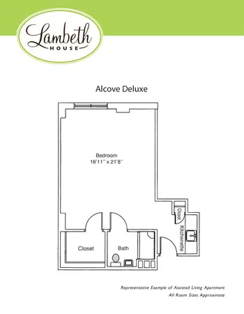 Floorplan of Lambeth House, Assisted Living, Nursing Home, Independent Living, CCRC, New Orleans, LA 2