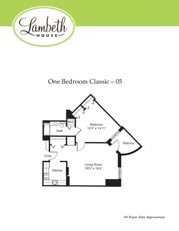 Floorplan of Lambeth House, Assisted Living, Nursing Home, Independent Living, CCRC, New Orleans, LA 3