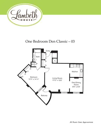 Floorplan of Lambeth House, Assisted Living, Nursing Home, Independent Living, CCRC, New Orleans, LA 4