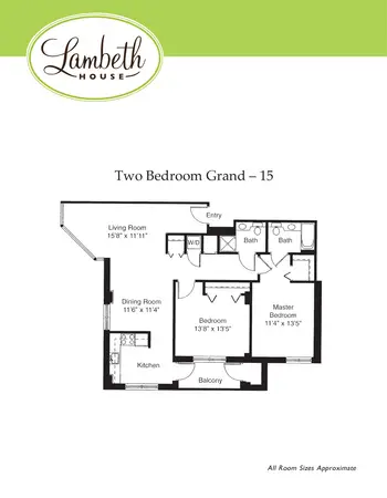 Floorplan of Lambeth House, Assisted Living, Nursing Home, Independent Living, CCRC, New Orleans, LA 7