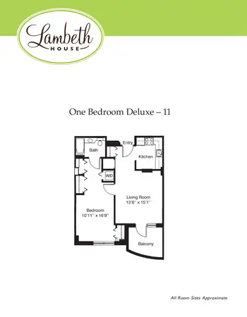 Floorplan of Lambeth House, Assisted Living, Nursing Home, Independent Living, CCRC, New Orleans, LA 9