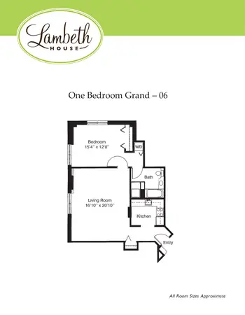 Floorplan of Lambeth House, Assisted Living, Nursing Home, Independent Living, CCRC, New Orleans, LA 10