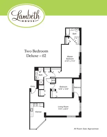 Floorplan of Lambeth House, Assisted Living, Nursing Home, Independent Living, CCRC, New Orleans, LA 13