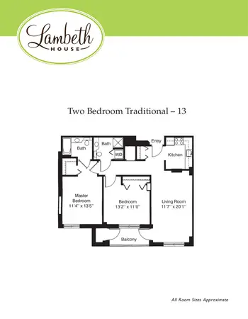 Floorplan of Lambeth House, Assisted Living, Nursing Home, Independent Living, CCRC, New Orleans, LA 16