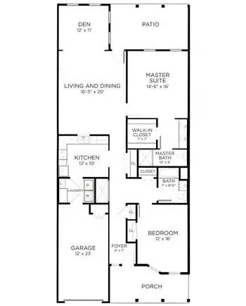 Floorplan of St. James Place, Assisted Living, Nursing Home, Independent Living, CCRC, Baton Rouge, LA 1