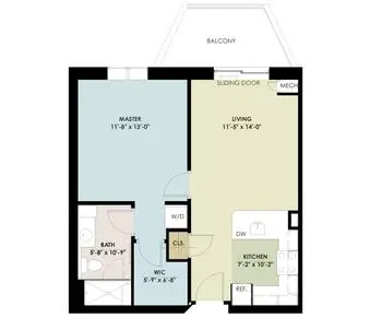 Floorplan of North Hill, Assisted Living, Nursing Home, Independent Living, CCRC, Needham, MA 3