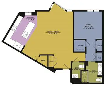 Floorplan of North Hill, Assisted Living, Nursing Home, Independent Living, CCRC, Needham, MA 18