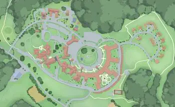 Campus Map of The Overlook, Assisted Living, Nursing Home, Independent Living, CCRC, Charlton, MA 2