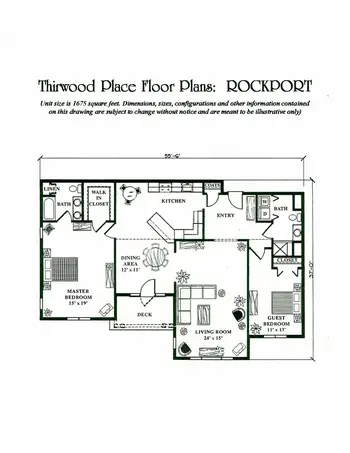 Floorplan of Thirwood Place, Assisted Living, Nursing Home, Independent Living, CCRC, South Yarmouth, MA 4