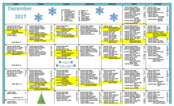 Activity Calendar of Thirwood Place, Assisted Living, Nursing Home, Independent Living, CCRC, South Yarmouth, MA 1