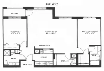 Floorplan of Fox Hill Village, Assisted Living, Nursing Home, Independent Living, CCRC, Westwood, MA 10