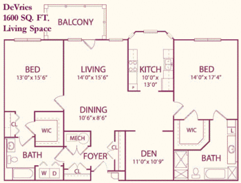 Floorplan of Carroll Lutheran Village, Assisted Living, Nursing Home, Independent Living, CCRC, Westminster, MD 4