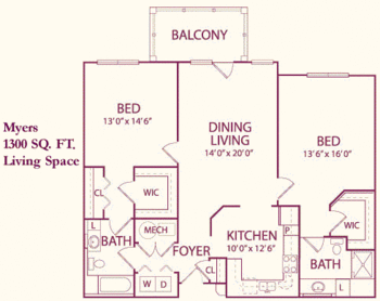 Floorplan of Carroll Lutheran Village, Assisted Living, Nursing Home, Independent Living, CCRC, Westminster, MD 7