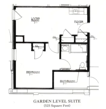 Floorplan of Pickersgill Retirement, Assisted Living, Nursing Home, Independent Living, CCRC, Towson, MD 4