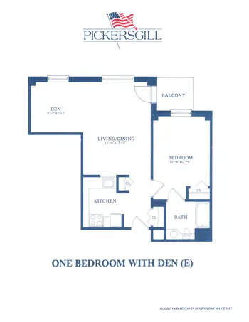 Floorplan of Pickersgill Retirement, Assisted Living, Nursing Home, Independent Living, CCRC, Towson, MD 17