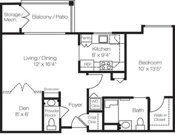Floorplan of Augsburg Village, Assisted Living, Nursing Home, Independent Living, CCRC, Baltimore, MD 3