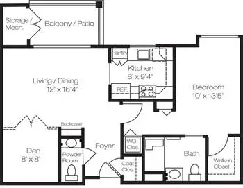 Floorplan of Augsburg Village, Assisted Living, Nursing Home, Independent Living, CCRC, Baltimore, MD 4