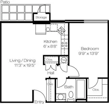 Floorplan of Augsburg Village, Assisted Living, Nursing Home, Independent Living, CCRC, Baltimore, MD 9