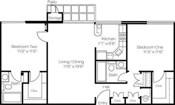 Floorplan of Augsburg Village, Assisted Living, Nursing Home, Independent Living, CCRC, Baltimore, MD 11