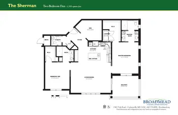 Floorplan of Broadmead, Assisted Living, Nursing Home, Independent Living, CCRC, Cockeysville, MD 20