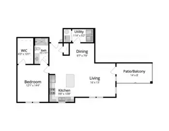 Floorplan of Friends House Retirement Community, Assisted Living, Nursing Home, Independent Living, CCRC, Sandy Spring, MD 13