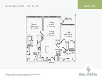 Floorplan of Roland Park Place, Assisted Living, Nursing Home, Independent Living, CCRC, Baltimore, MD 11