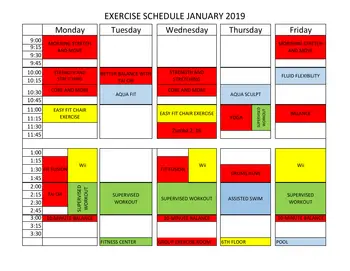 Activity Calendar of Edenwald, Assisted Living, Nursing Home, Independent Living, CCRC, Towson, MD 7