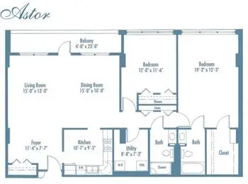 Floorplan of Edenwald, Assisted Living, Nursing Home, Independent Living, CCRC, Towson, MD 1