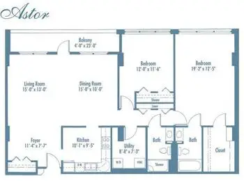 Floorplan of Edenwald, Assisted Living, Nursing Home, Independent Living, CCRC, Towson, MD 3