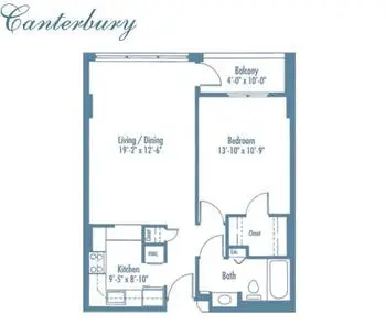 Floorplan of Edenwald, Assisted Living, Nursing Home, Independent Living, CCRC, Towson, MD 7