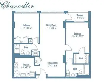 Floorplan of Edenwald, Assisted Living, Nursing Home, Independent Living, CCRC, Towson, MD 11