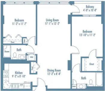Floorplan of Edenwald, Assisted Living, Nursing Home, Independent Living, CCRC, Towson, MD 10