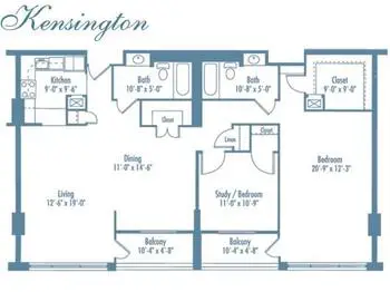 Floorplan of Edenwald, Assisted Living, Nursing Home, Independent Living, CCRC, Towson, MD 14