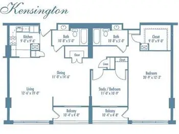 Floorplan of Edenwald, Assisted Living, Nursing Home, Independent Living, CCRC, Towson, MD 16