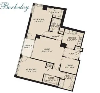 Floorplan of Edenwald, Assisted Living, Nursing Home, Independent Living, CCRC, Towson, MD 17