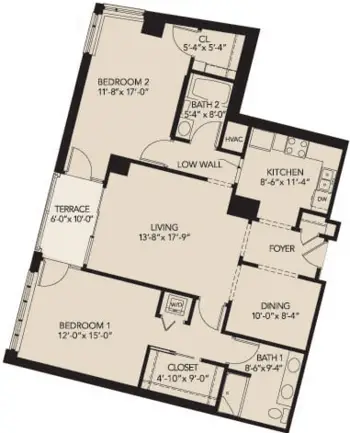 Floorplan of Edenwald, Assisted Living, Nursing Home, Independent Living, CCRC, Towson, MD 18