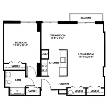 Floorplan of Vantage House, Assisted Living, Nursing Home, Independent Living, CCRC, Columbia, MD 2