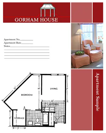 Floorplan of Gorham House, Assisted Living, Nursing Home, Independent Living, CCRC, Gorham, ME 1