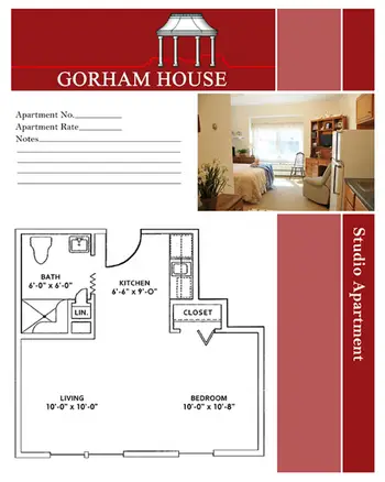 Floorplan of Gorham House, Assisted Living, Nursing Home, Independent Living, CCRC, Gorham, ME 6