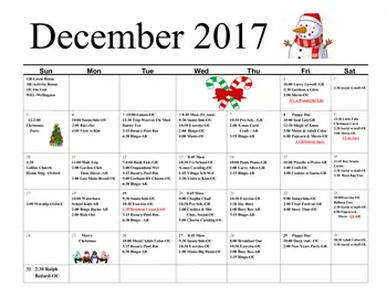 Activity Calendar of Gorham House, Assisted Living, Nursing Home, Independent Living, CCRC, Gorham, ME 10