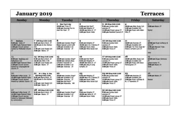 Activity Calendar of Quarry Hill, Assisted Living, Nursing Home, Independent Living, CCRC, Camden, ME 7