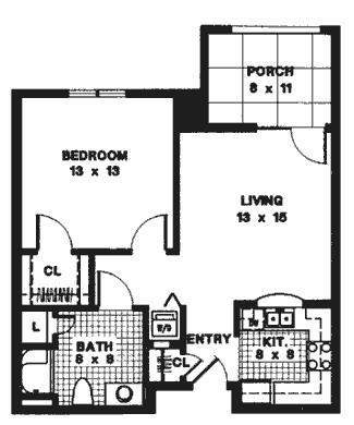 Floorplan of Quarry Hill, Assisted Living, Nursing Home, Independent Living, CCRC, Camden, ME 2